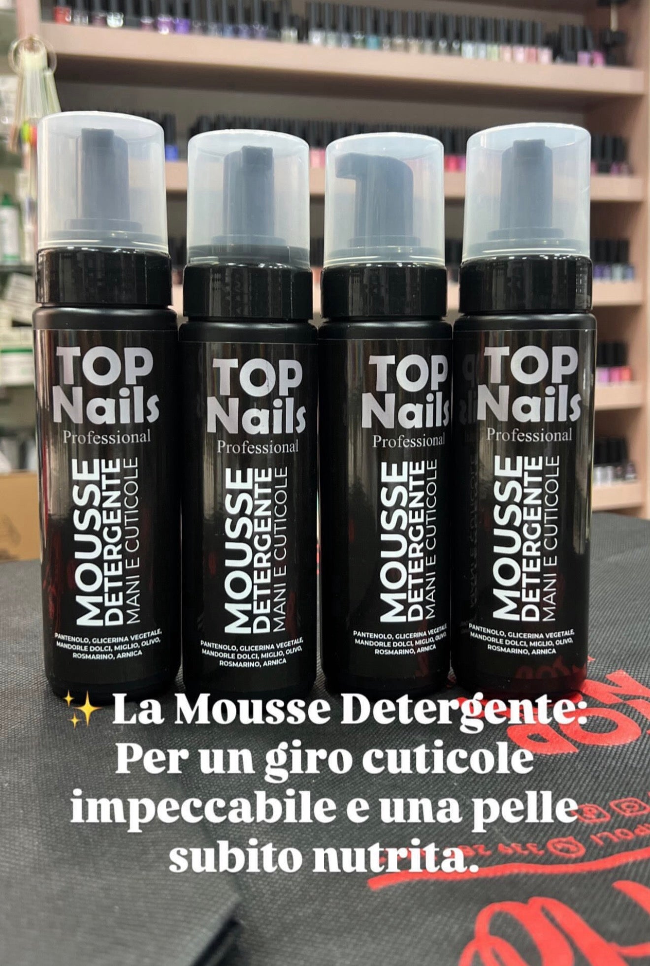 mousse top nails